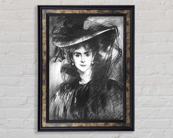 John Singer Sargent Baroness De Meyer Framed Print