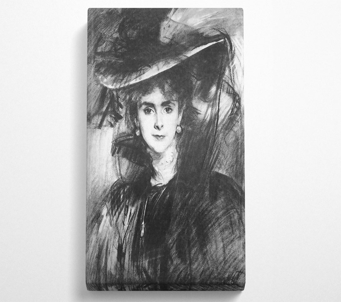  A Canvas Print of John Singer Sargent Baroness De Meyer Canvas Print