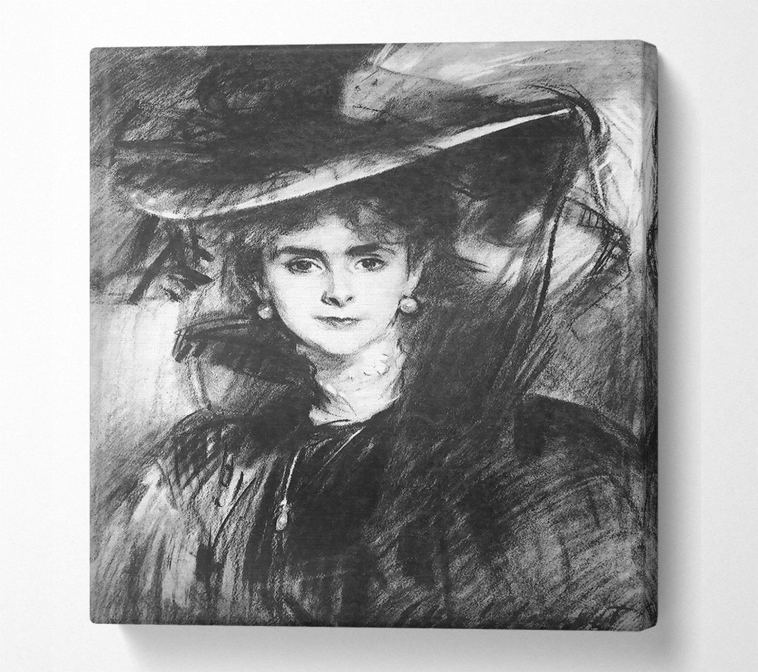  A Canvas Print of John Singer Sargent Baroness De Meyer Canvas Print