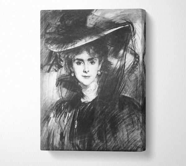  A Canvas Print of John Singer Sargent Baroness De Meyer Canvas Print