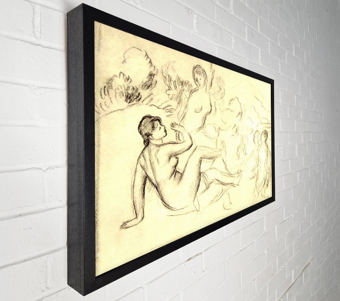  A Canvas Print of Renoir Bather 2 Canvas Wall Art