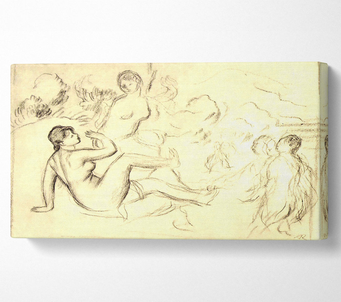  A Canvas Print of Renoir Bather 2 Canvas Wall Art