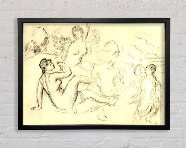 Renoir Bather 2 Framed Print
