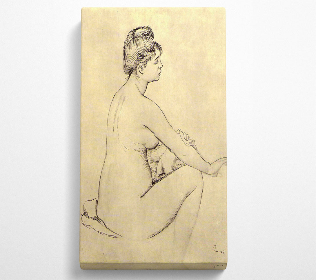  A Canvas Print of Renoir Bather Canvas Art