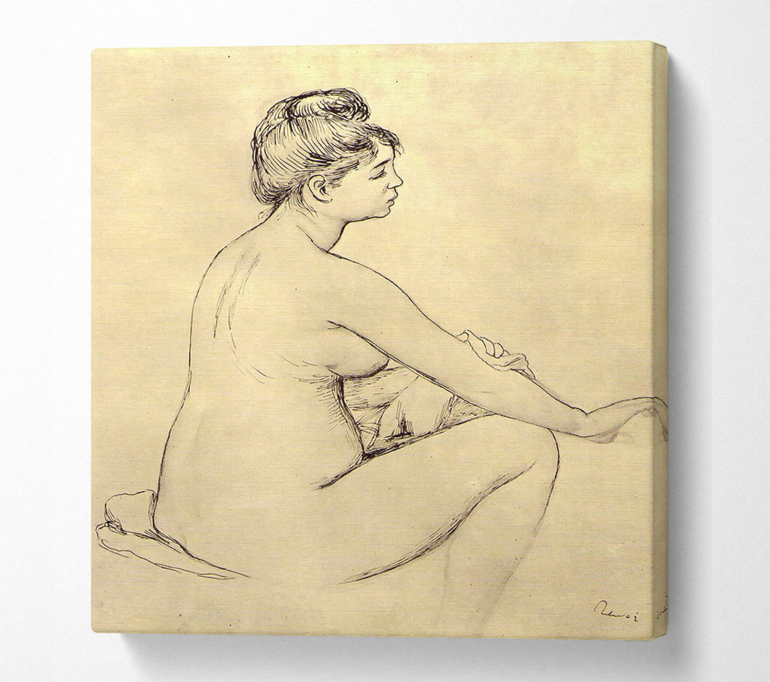  A Canvas Print of Renoir Bather Canvas Art