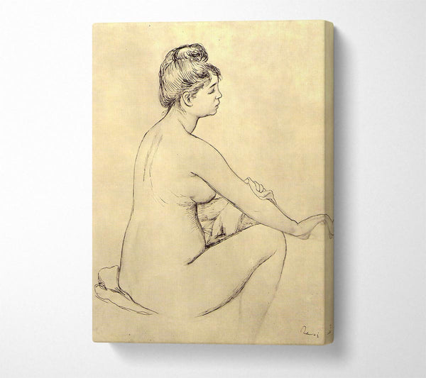  A Canvas Print of Renoir Bather Canvas Art