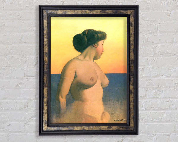 Felix Vallotton Bathing 2 Framed Print