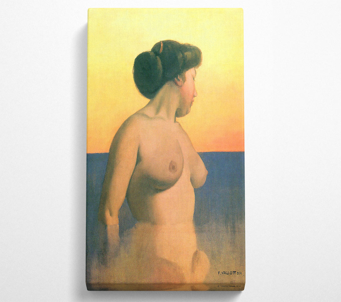  A Canvas Print of Felix Vallotton Bathing 2 Canvas Print