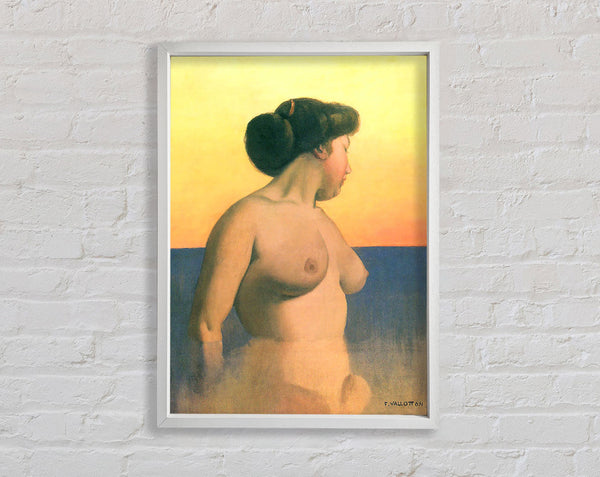 Felix Vallotton Bathing 2 Framed Print