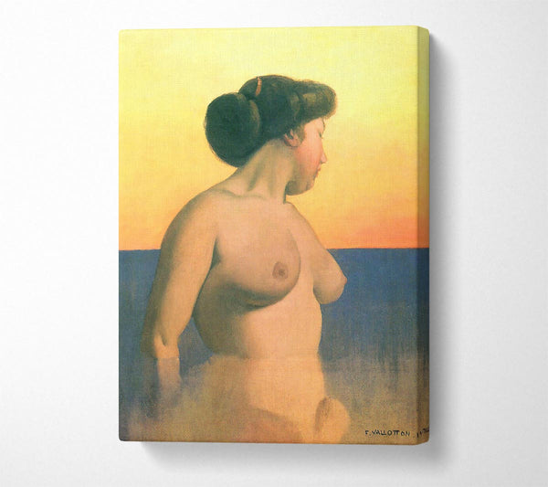  A Canvas Print of Felix Vallotton Bathing 2 Canvas Print