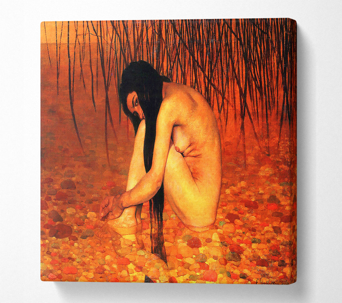  A Canvas Print of Felix Vallotton Bathing Canvas Art