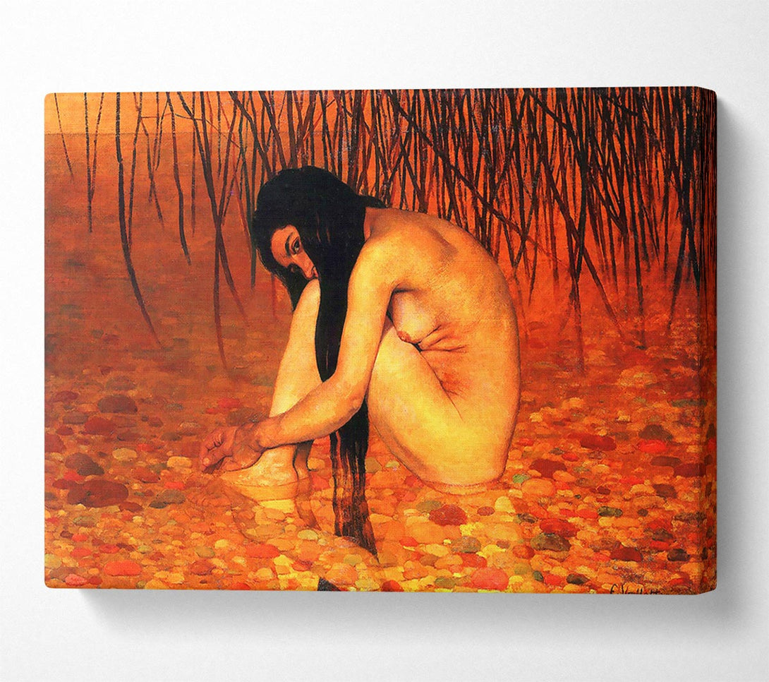  A Canvas Print of Felix Vallotton Bathing Canvas Art