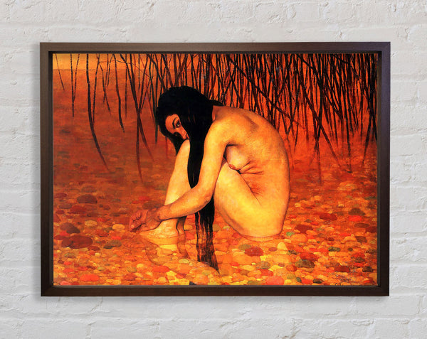 Felix Vallotton Bathing Framed Print
