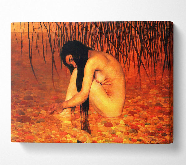  A Canvas Print of Felix Vallotton Bathing Canvas Art