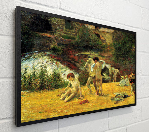 Gauguin Bathing In The Mill Of Bois D Amour