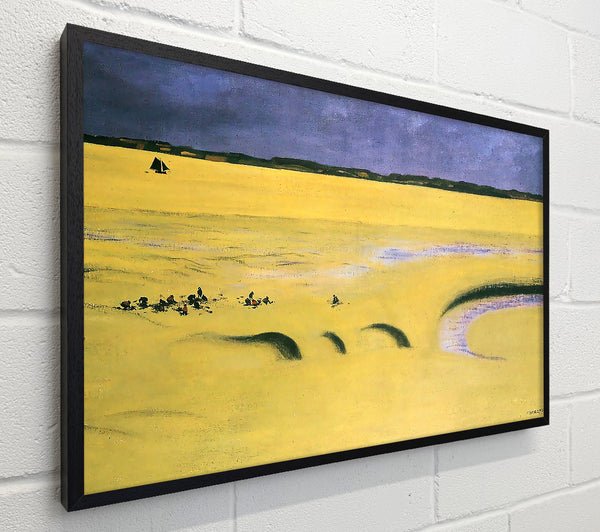 Felix Vallotton Beach At Low Tide