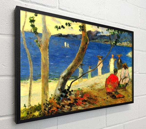 Gauguin Beach Scene