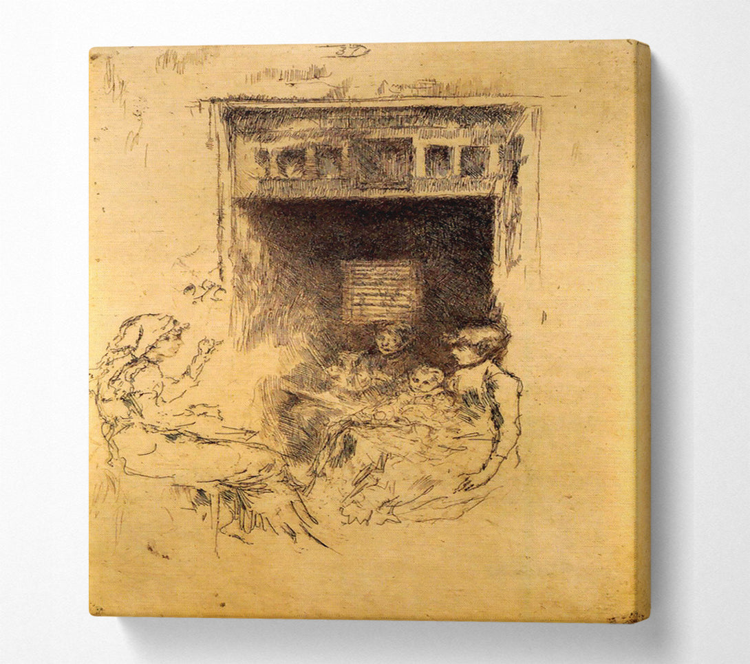  A Canvas Print of Whistler Bead Stringers Canvas Wall Art