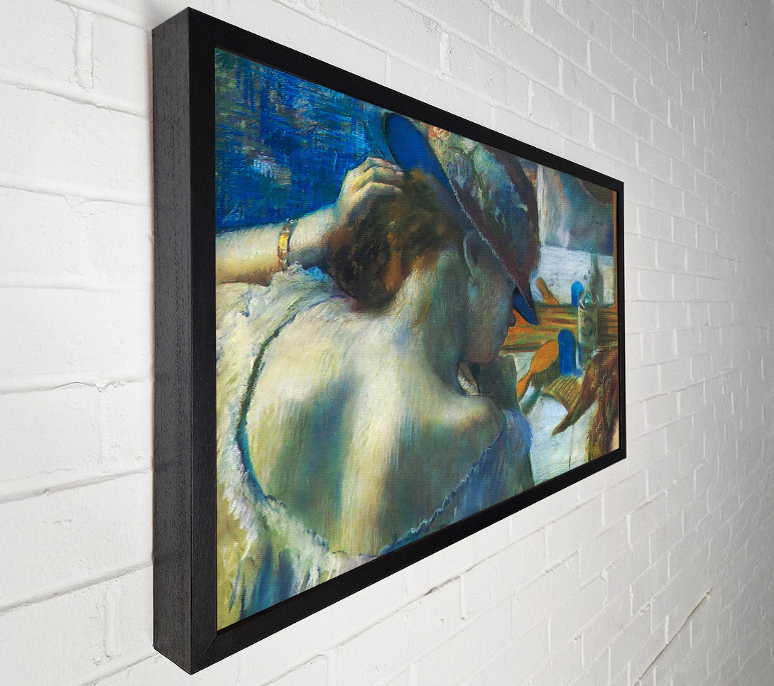  A Canvas Print of Degas Before The Mirror Canvas Print