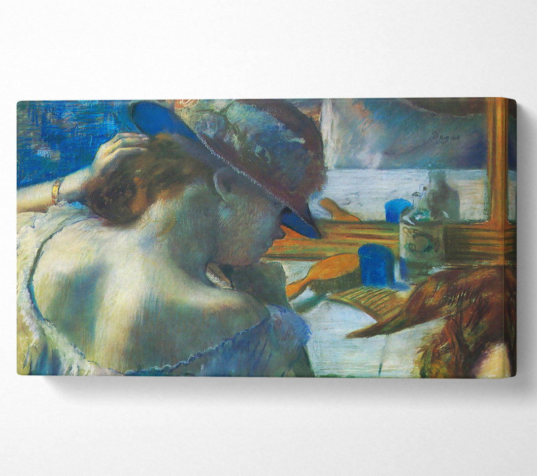  A Canvas Print of Degas Before The Mirror Canvas Print