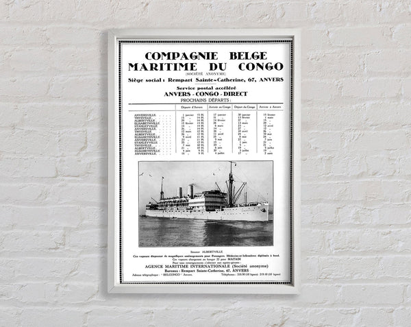 Belgian Congo Framed Print