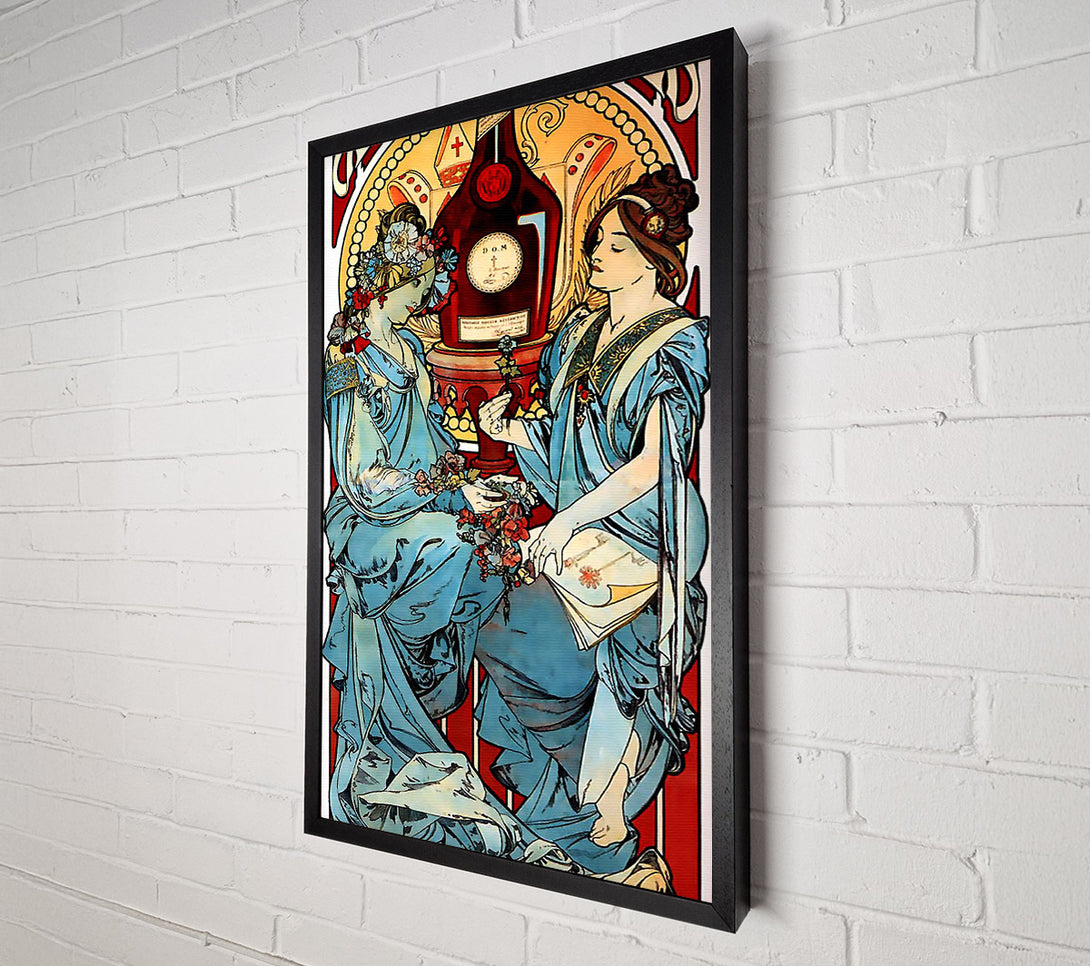  A Canvas Print of Alphonse Mucha Benedictine Canvas Art