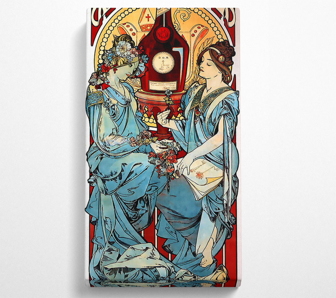  A Canvas Print of Alphonse Mucha Benedictine Canvas Art