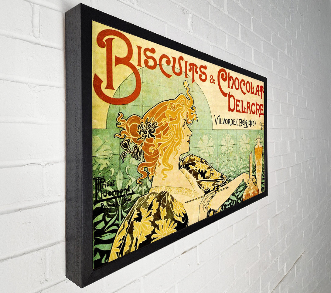  A Canvas Print of Biscuits And Chocolat Delacre Canvas Art