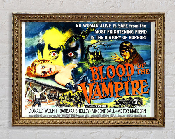 Blood Of The Vampire Poster 2 Framed Print
