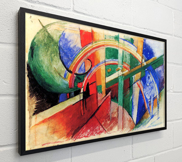 Franz Marc Blue Horse With Rainbow