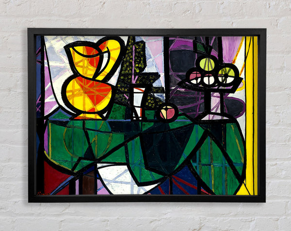 Picasso Boccale E Fruttiera Framed Print