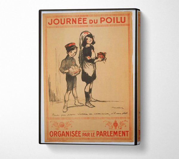  A Canvas Print of Boy And Girl 2 Canvas Print
