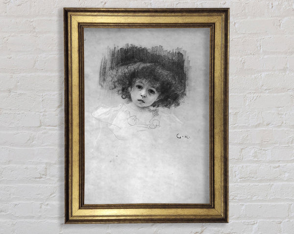 Klimt Breast Image Of A Child Framed Print