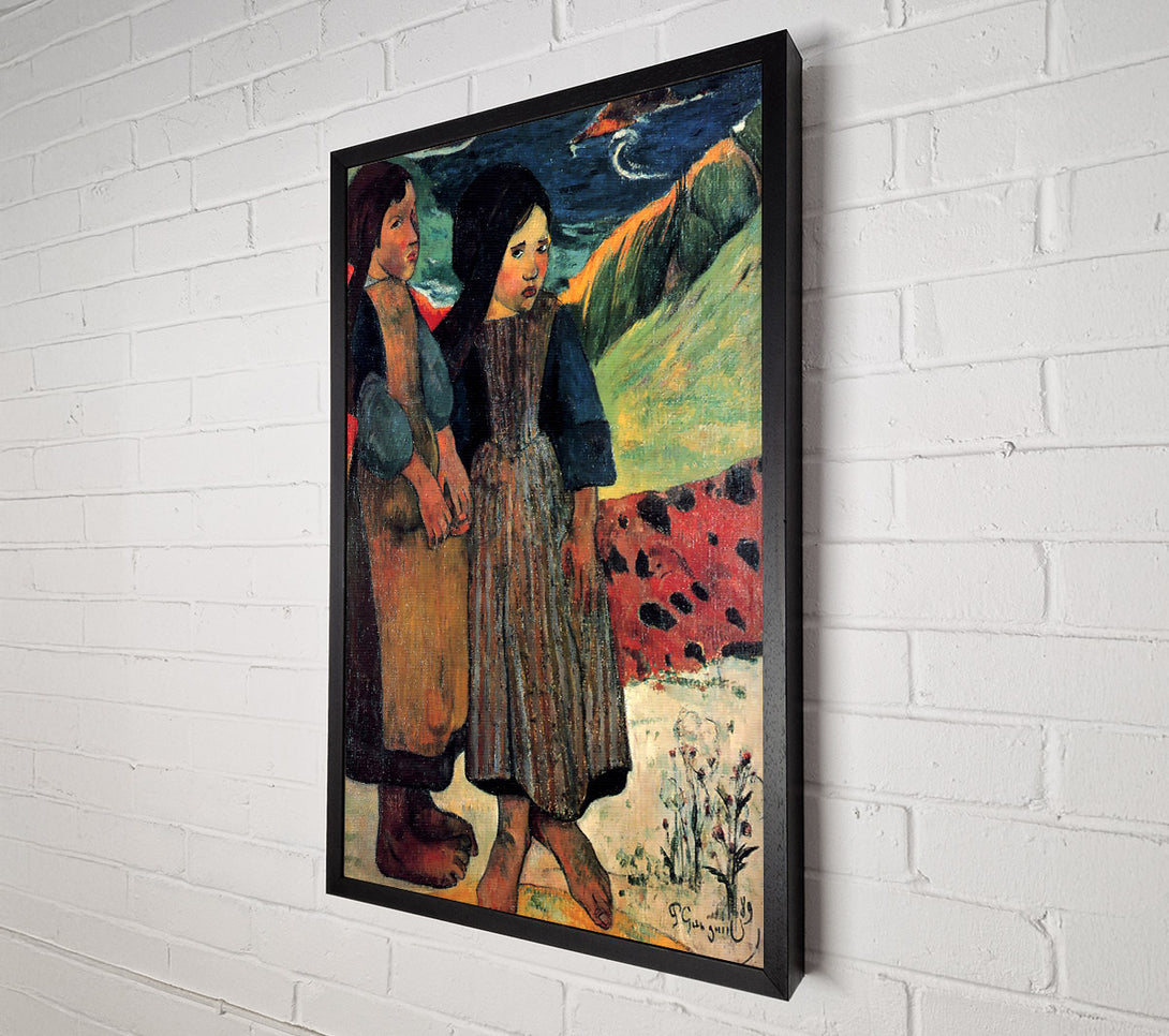  A Canvas Print of Gauguin Breton Near Sea Canvas Art