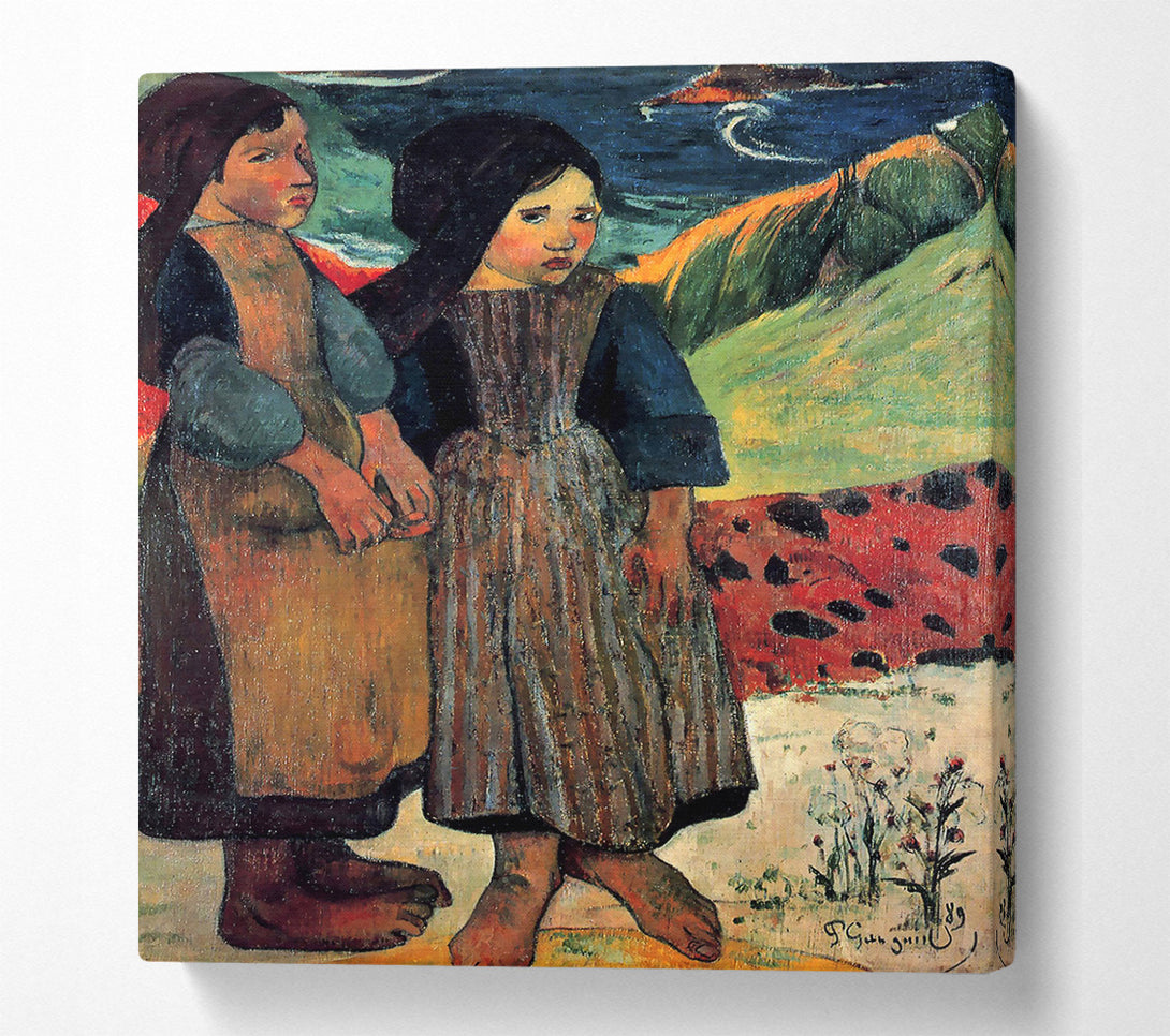  A Canvas Print of Gauguin Breton Near Sea Canvas Art