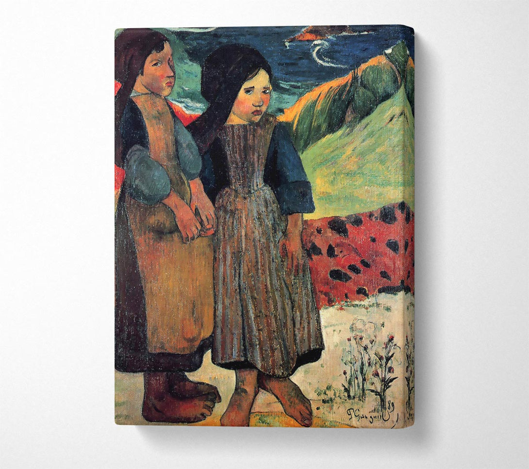  A Canvas Print of Gauguin Breton Near Sea Canvas Art