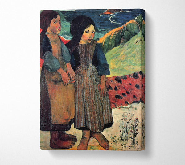  A Canvas Print of Gauguin Breton Near Sea Canvas Art