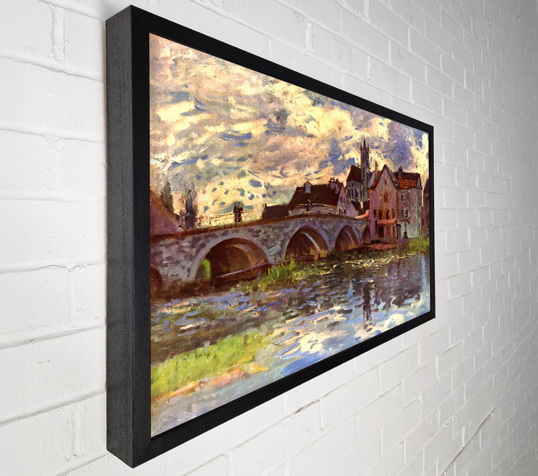  A Canvas Print of Sisley Bridge Of Moret Canvas Art
