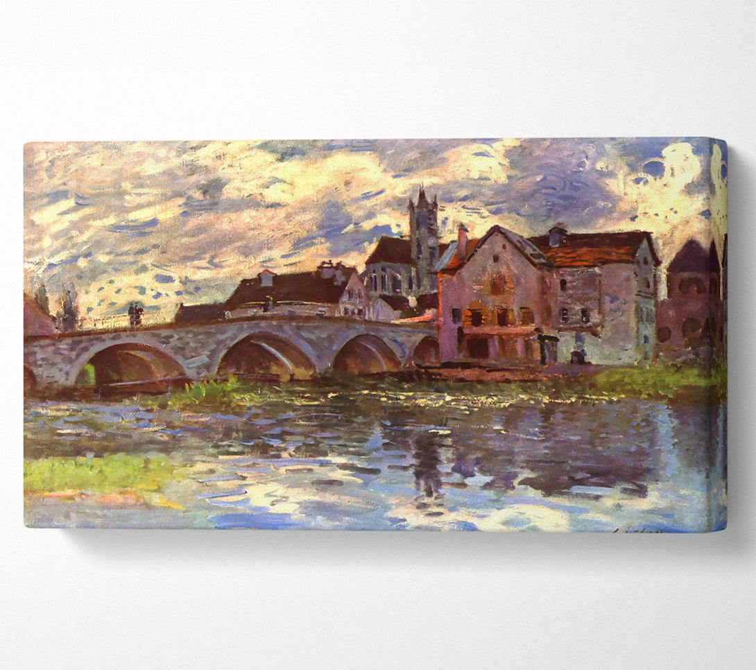  A Canvas Print of Sisley Bridge Of Moret Canvas Art