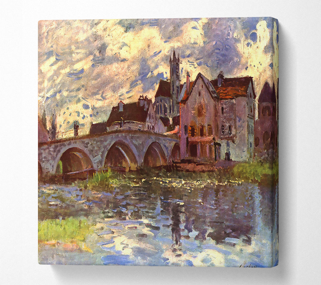  A Canvas Print of Sisley Bridge Of Moret Canvas Art