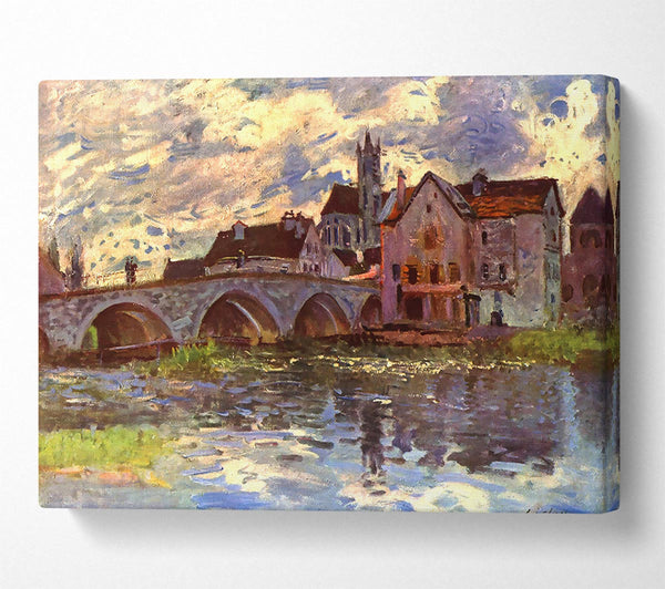  A Canvas Print of Sisley Bridge Of Moret Canvas Art