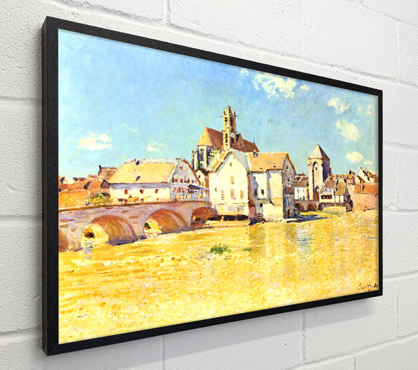 Sisley Bridge Of Moret In Morning Sun