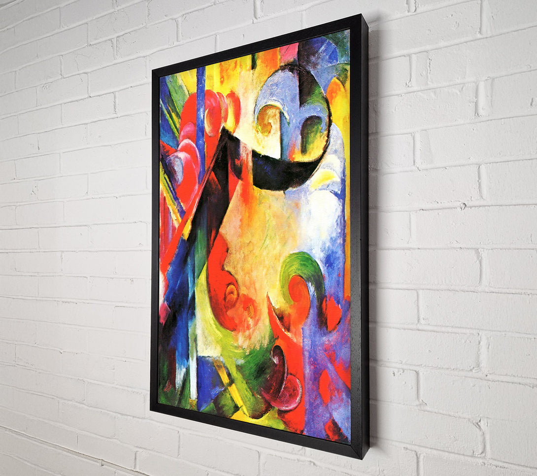  A Canvas Print of Franz Marc Broken Forms Canvas Wall Art