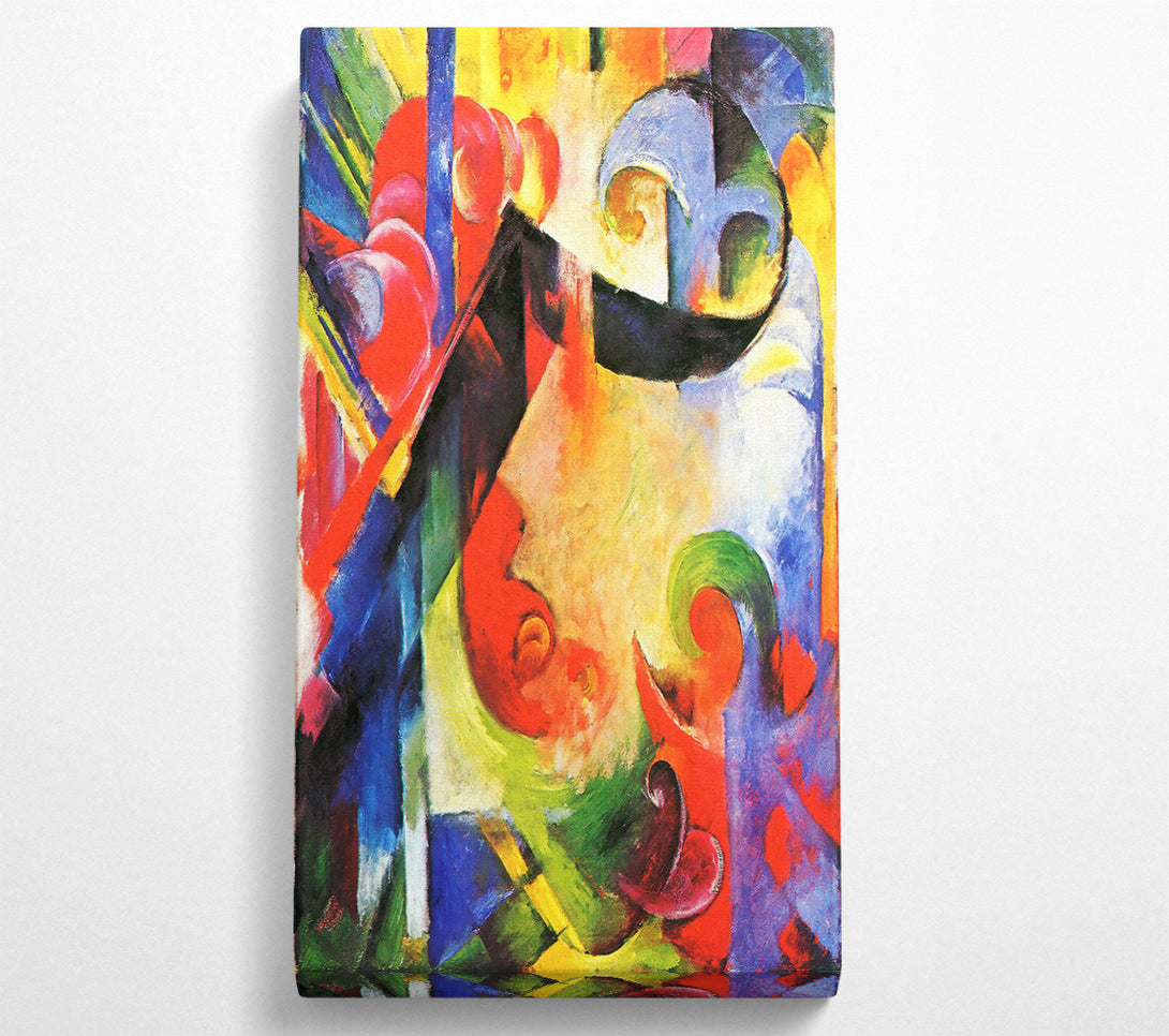  A Canvas Print of Franz Marc Broken Forms Canvas Wall Art