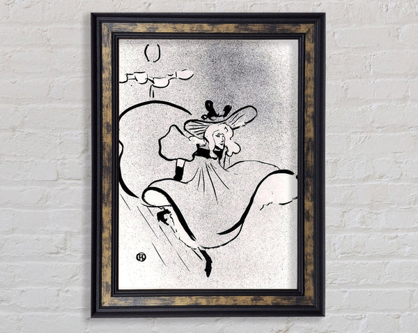 Toulouse Lautrec Cafe Concert Framed Print