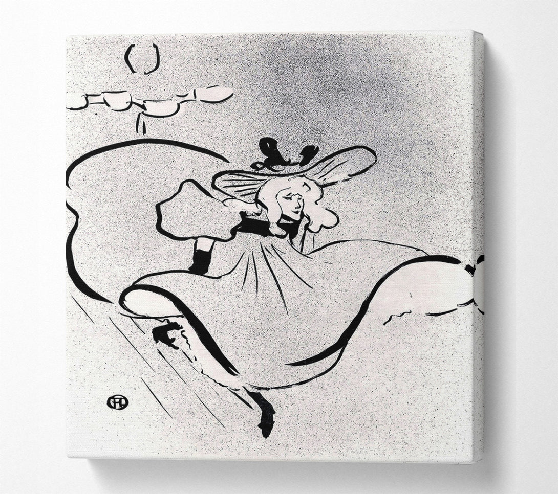  A Canvas Print of Toulouse Lautrec Cafe Concert Canvas Wall Art
