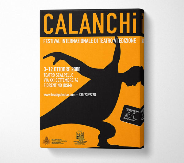  A Canvas Print of Calanchi Canvas Print