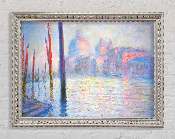 Monet Canal Grand Framed Print