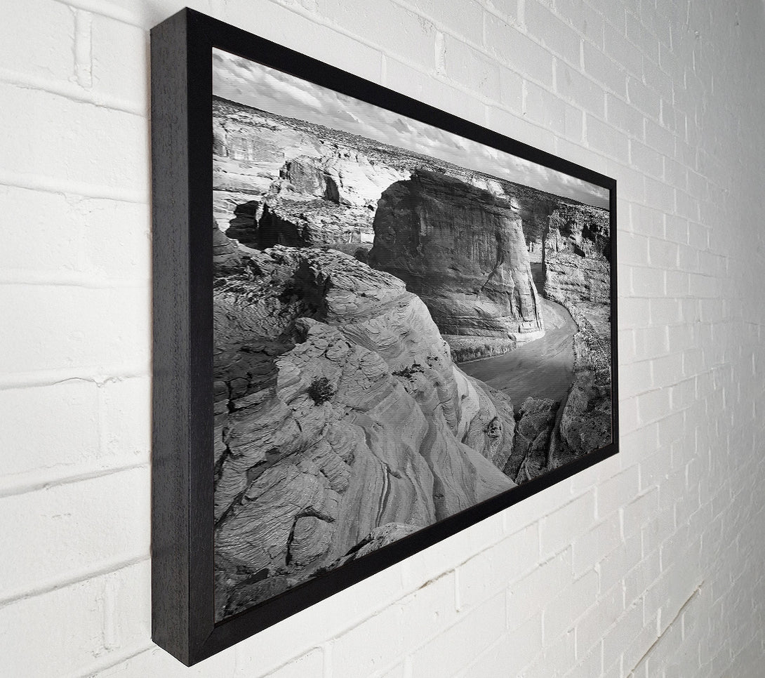  A Canvas Print of Ansel Adams Canyon De Chelly Arizona B n W Canvas Print