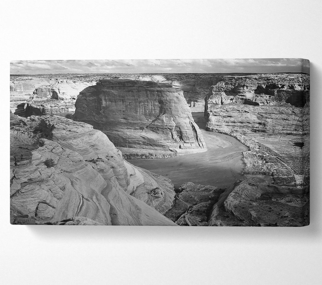  A Canvas Print of Ansel Adams Canyon De Chelly Arizona B n W Canvas Print